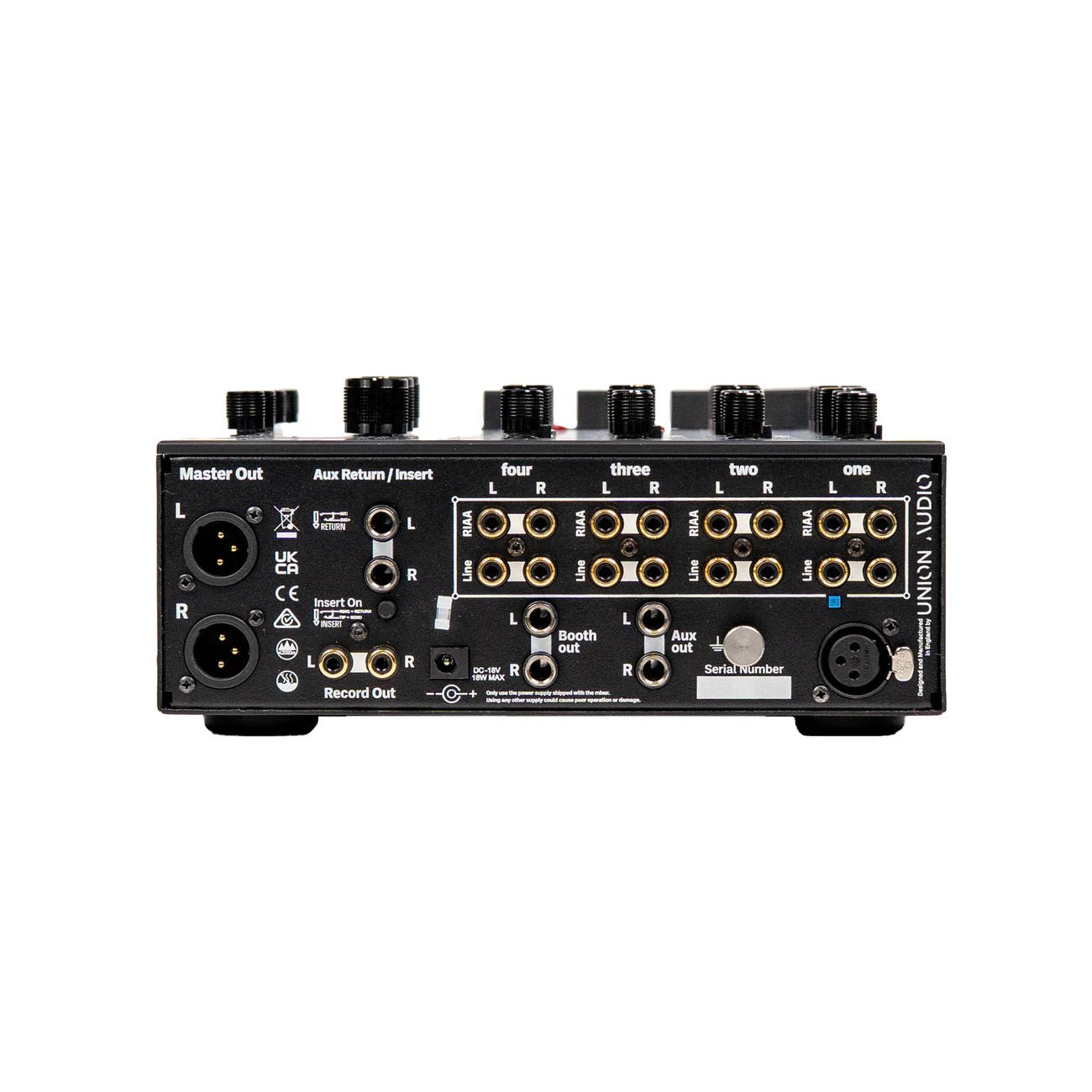 Union Audio ELARA.4 MK2 4 - Channel Analogue Mixer - Deck Converters