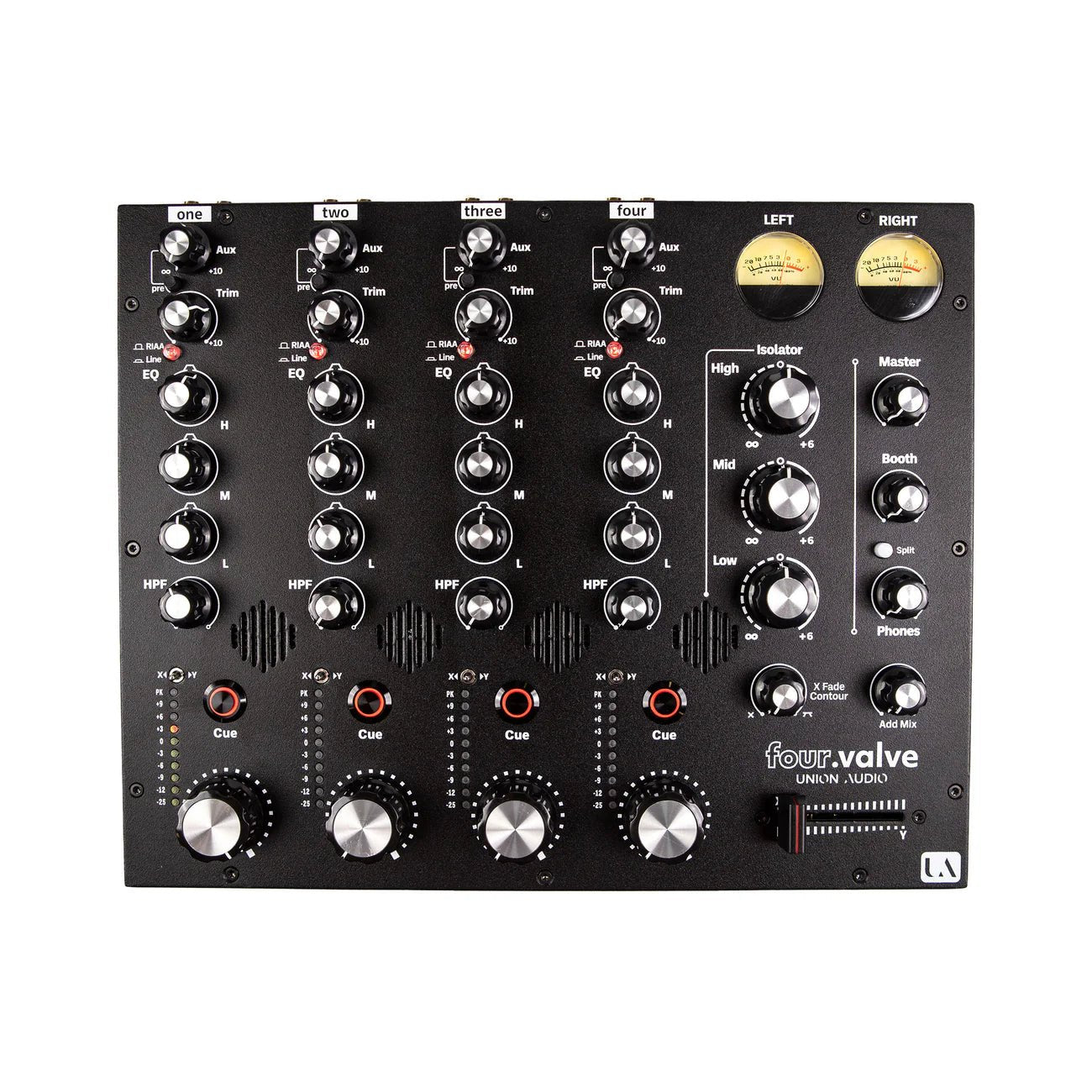 Union Audio FOUR - VALVE Rotary DJ Mixer - Deck Converters