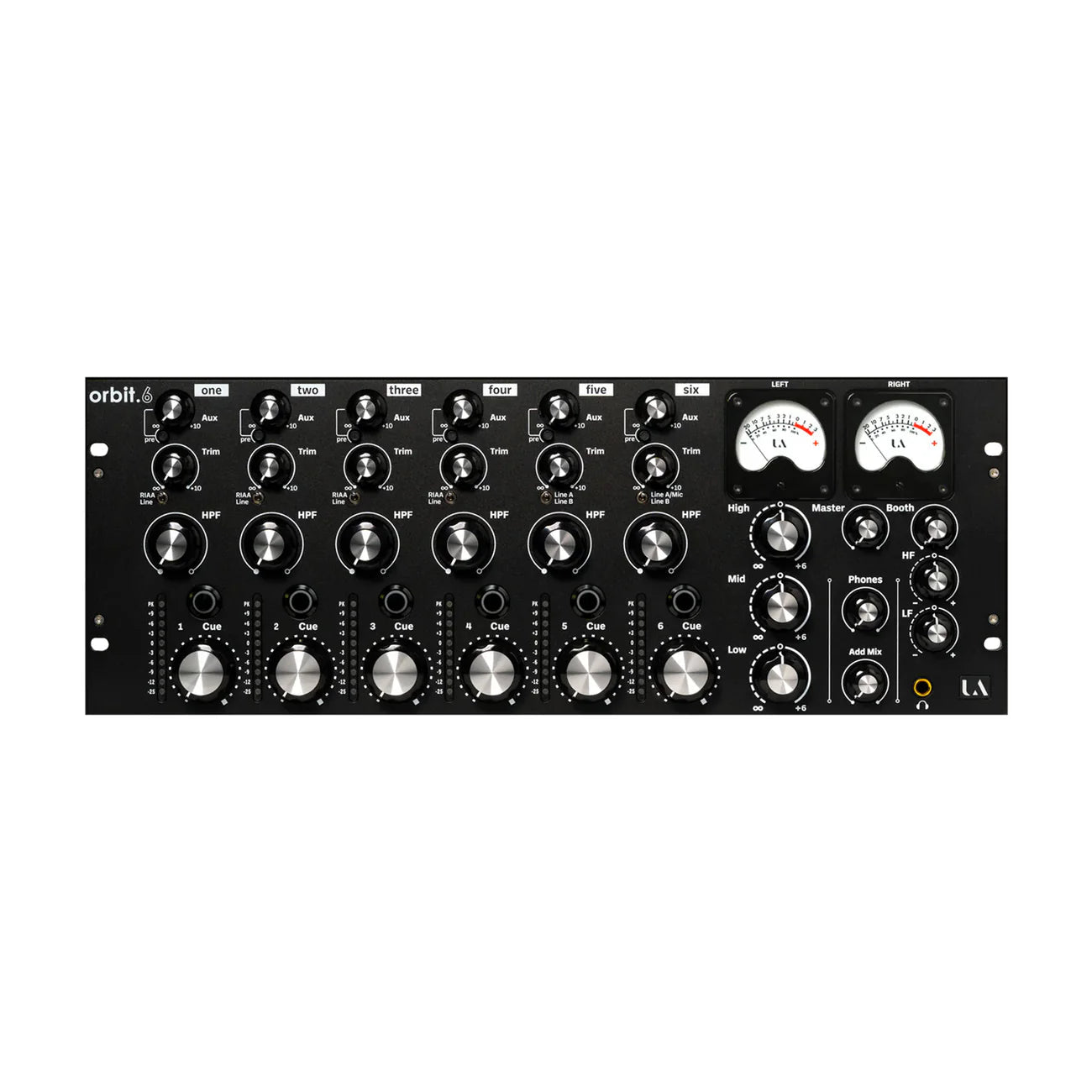 Union Audio ORBIT.6 Rotary DJ Mixer - Deck Converters