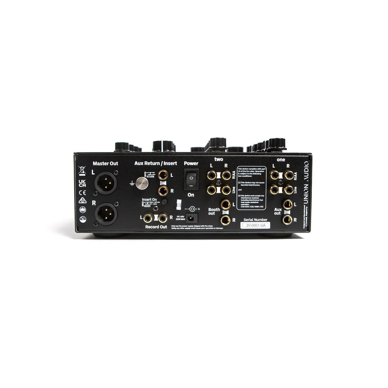 Union Audio TWO - VALVE Rotary DJ Mixer - Deck Converters