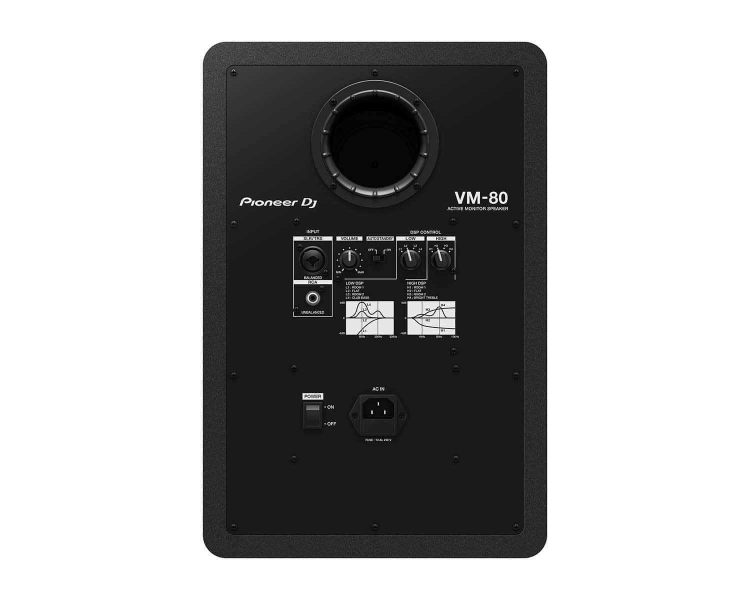 Enceinte de monitoring active bidirectionnelle Pioneer DJ VM-80 8" noire