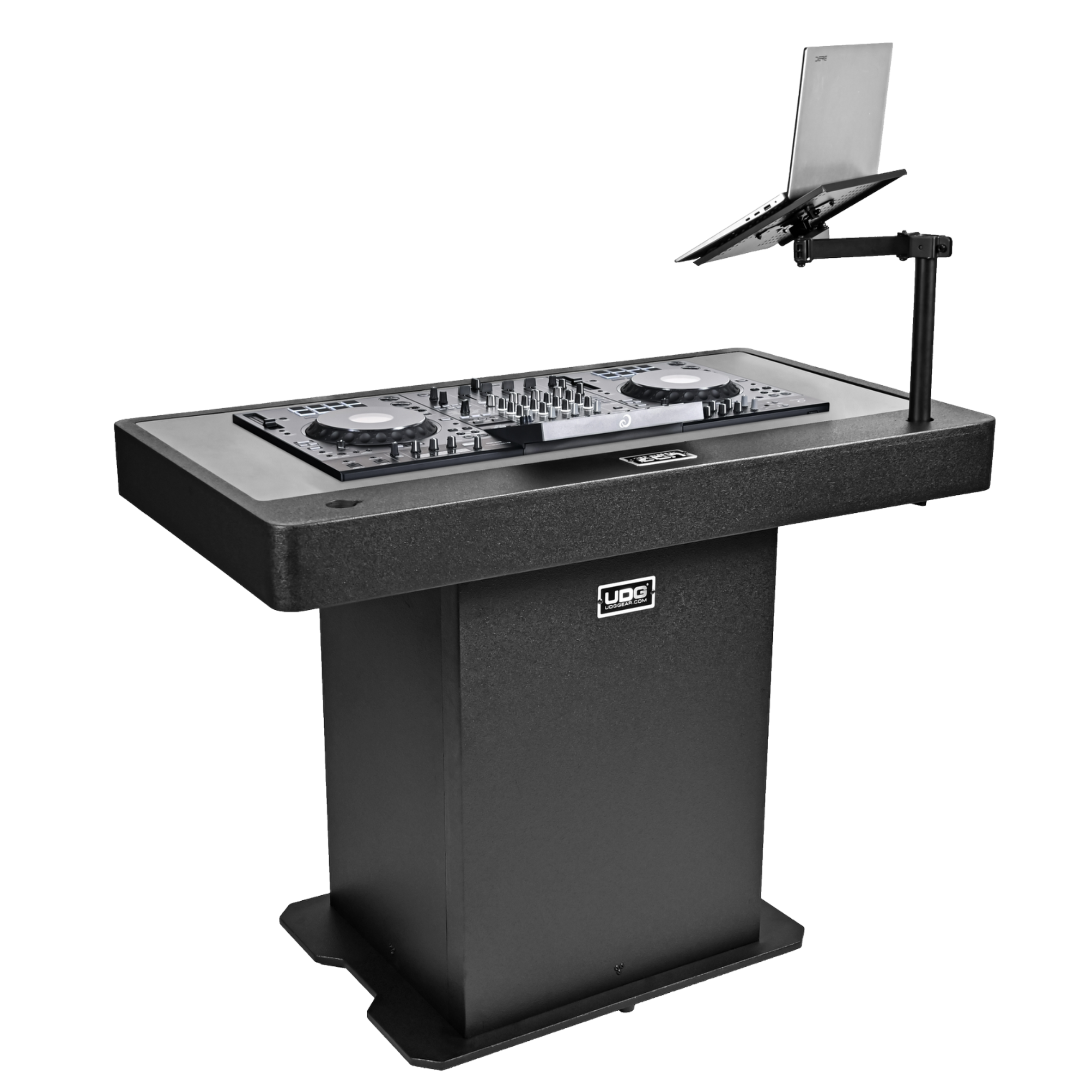 UDG Ultimate DJ Podium Workstation Black | Professional Modular DJ Podium
