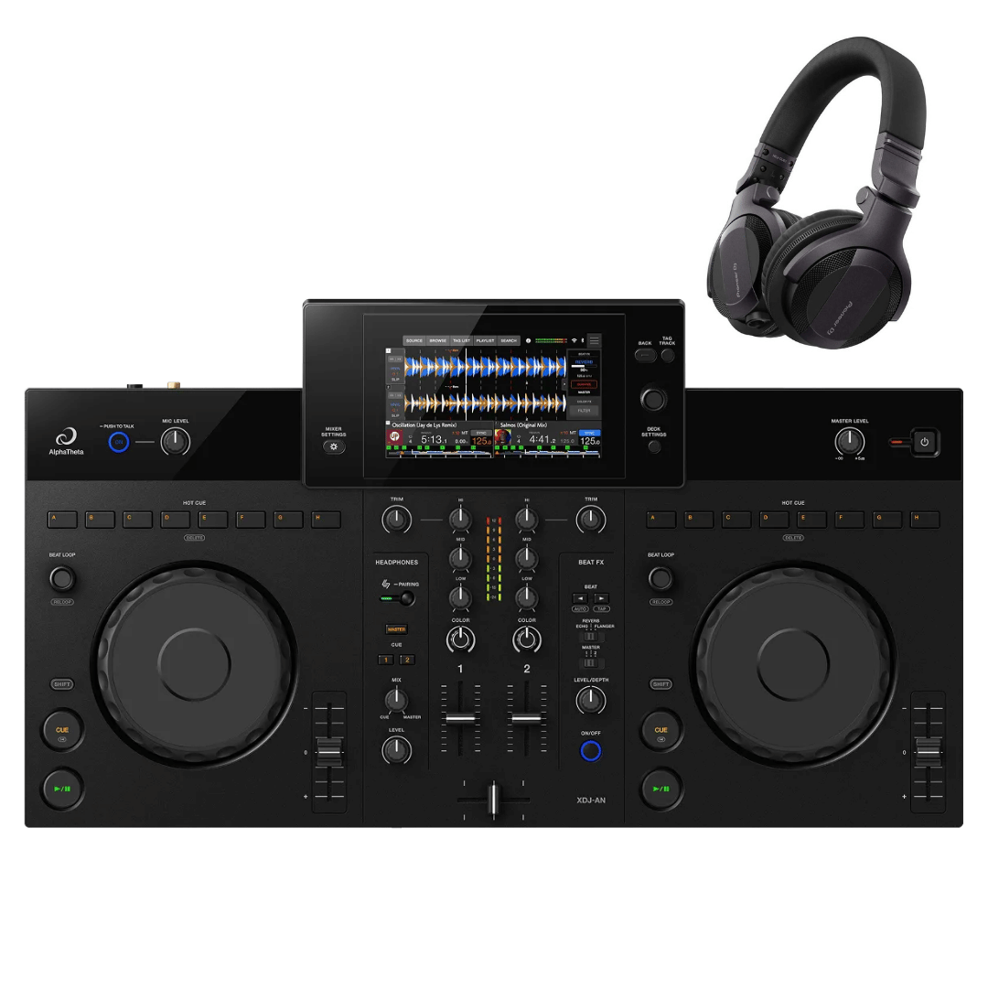 AlphaTheta XDJ-AN + HDJ-CUE1 DJ Bundle