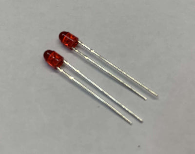 2x Pioneer Spare Parts SLR - 343VC(NPQ) Red LED for DJM CDJ - Deck Converters