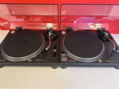 2x Technics SL 1210 MK2 Turntables Decks - Deck Converters