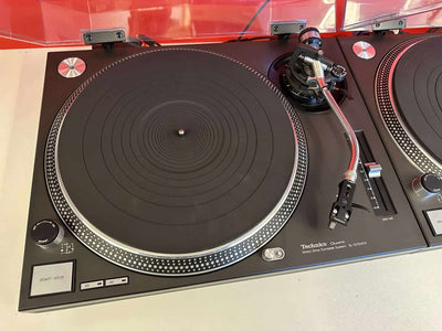 2x Technics SL 1210 MK2 Turntables Decks - Deck Converters
