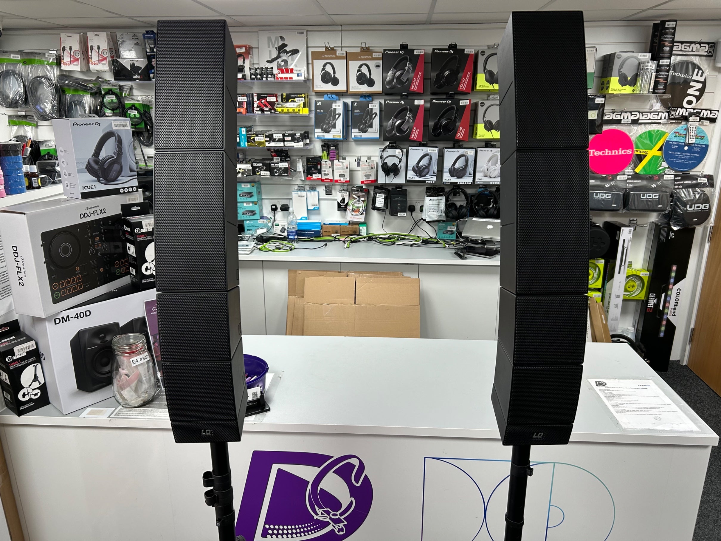 LD Systems CURV 500 TS Compact Touring Array System Pair - Pre Owned