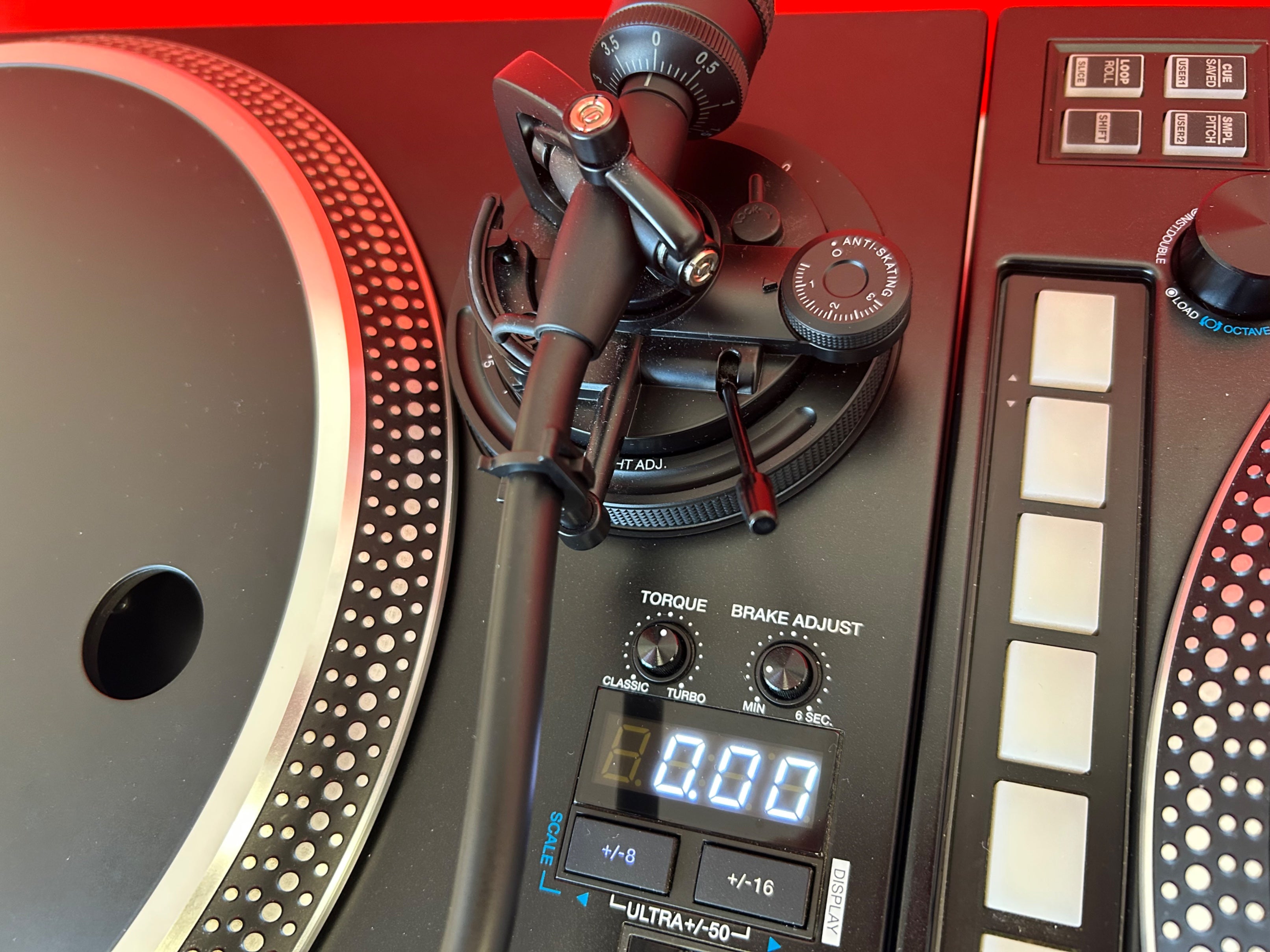 Reloop RP-8000 MK2 Direct Drive Hybrid DJ Turntable Pair - Pre Owned