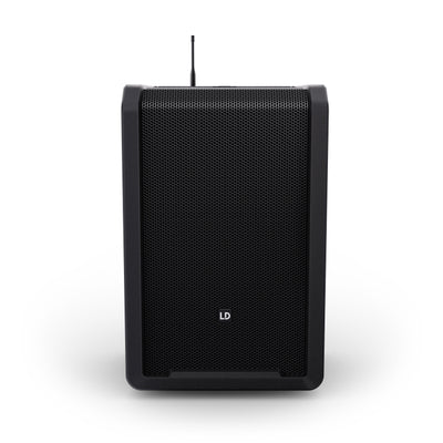 LD Systems ANNY 10 HHD 2 B8 10" Portable Battery-Powered Bluetooth PA System with Mixer and 1x Wireless Handheld Microphone