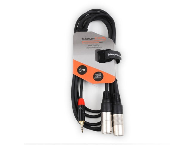 Stagecore iCORE 320 1x 3.5mm Stereo Jack - 2x Male XLR