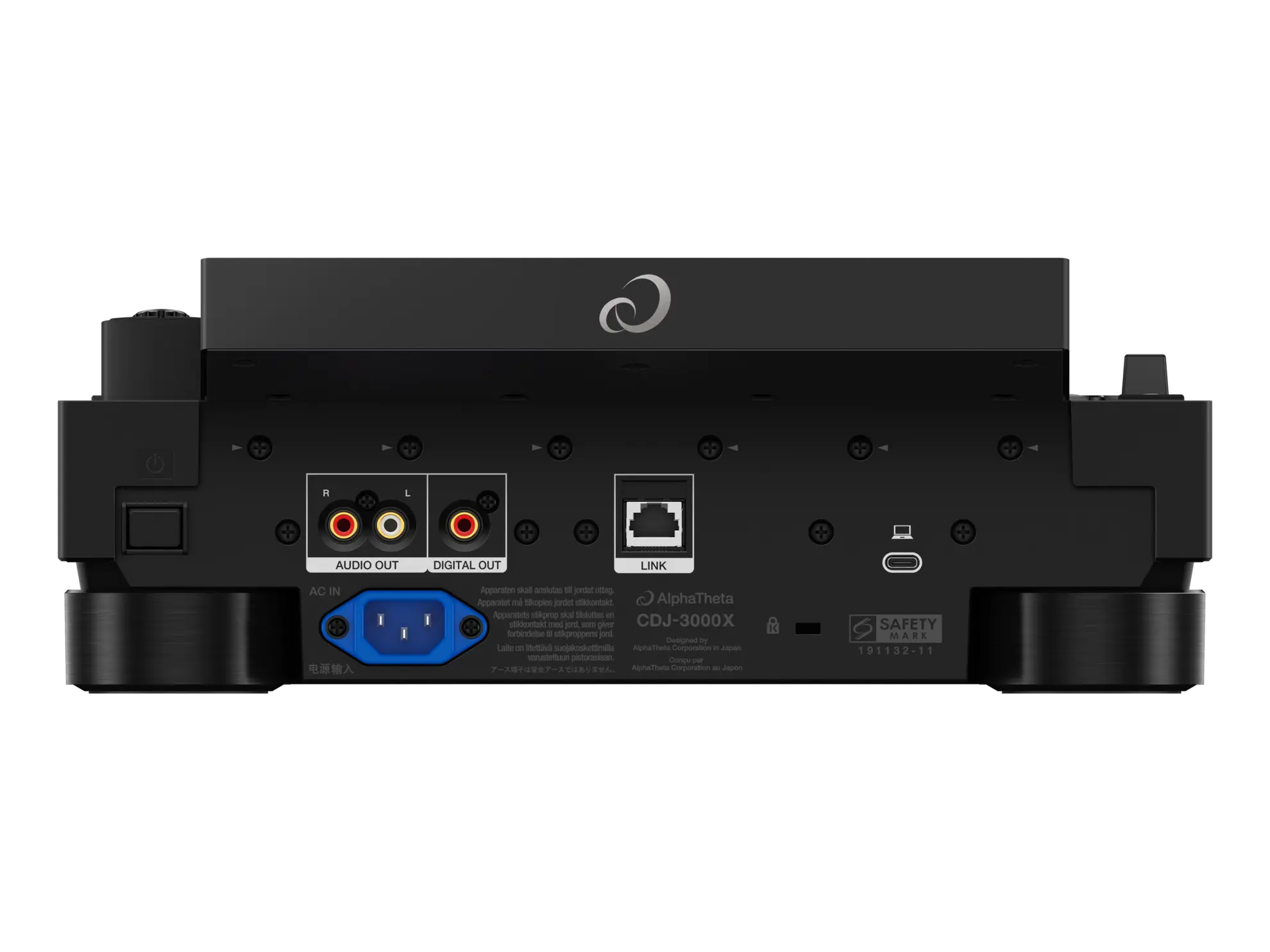 AlphaTheta CDJ 3000X Lecteur DJ professionnel