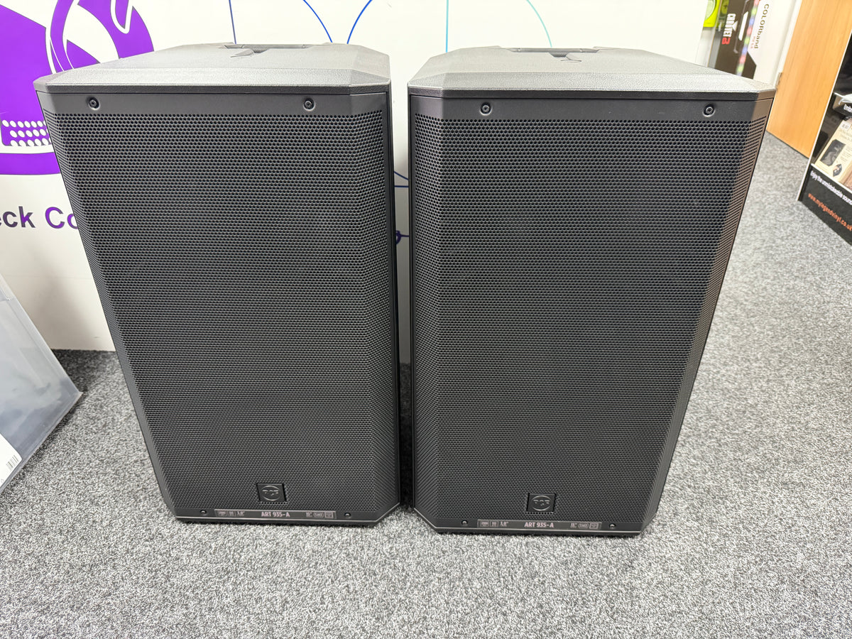 RCF ART 935-A 15" +3" HF Active 2-Way Speaker System - Pair - Pre Owned