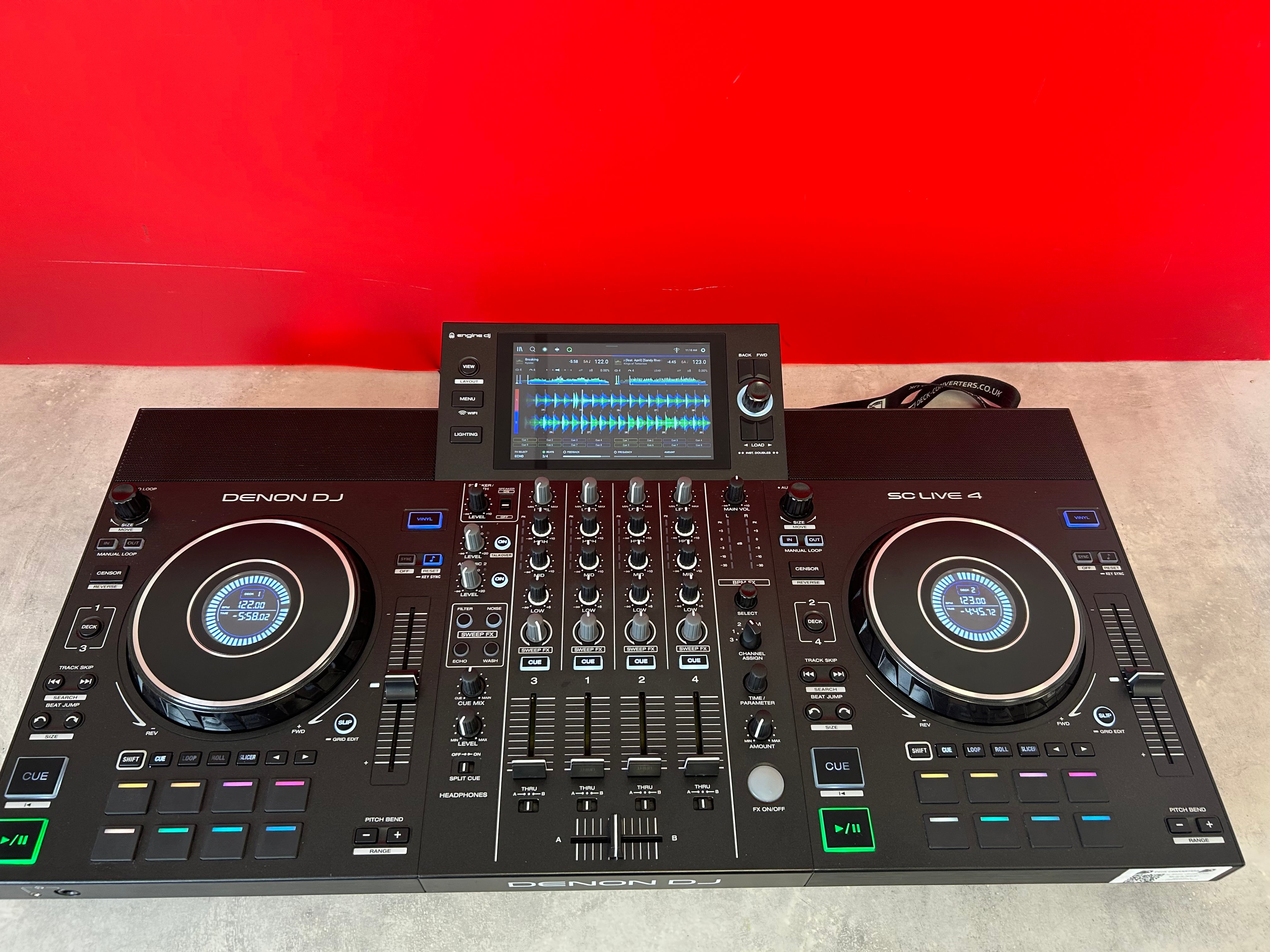 Denon DJ SC LIVE 4 - 4 Deck Standalone DJ Controller - Pre Owned
