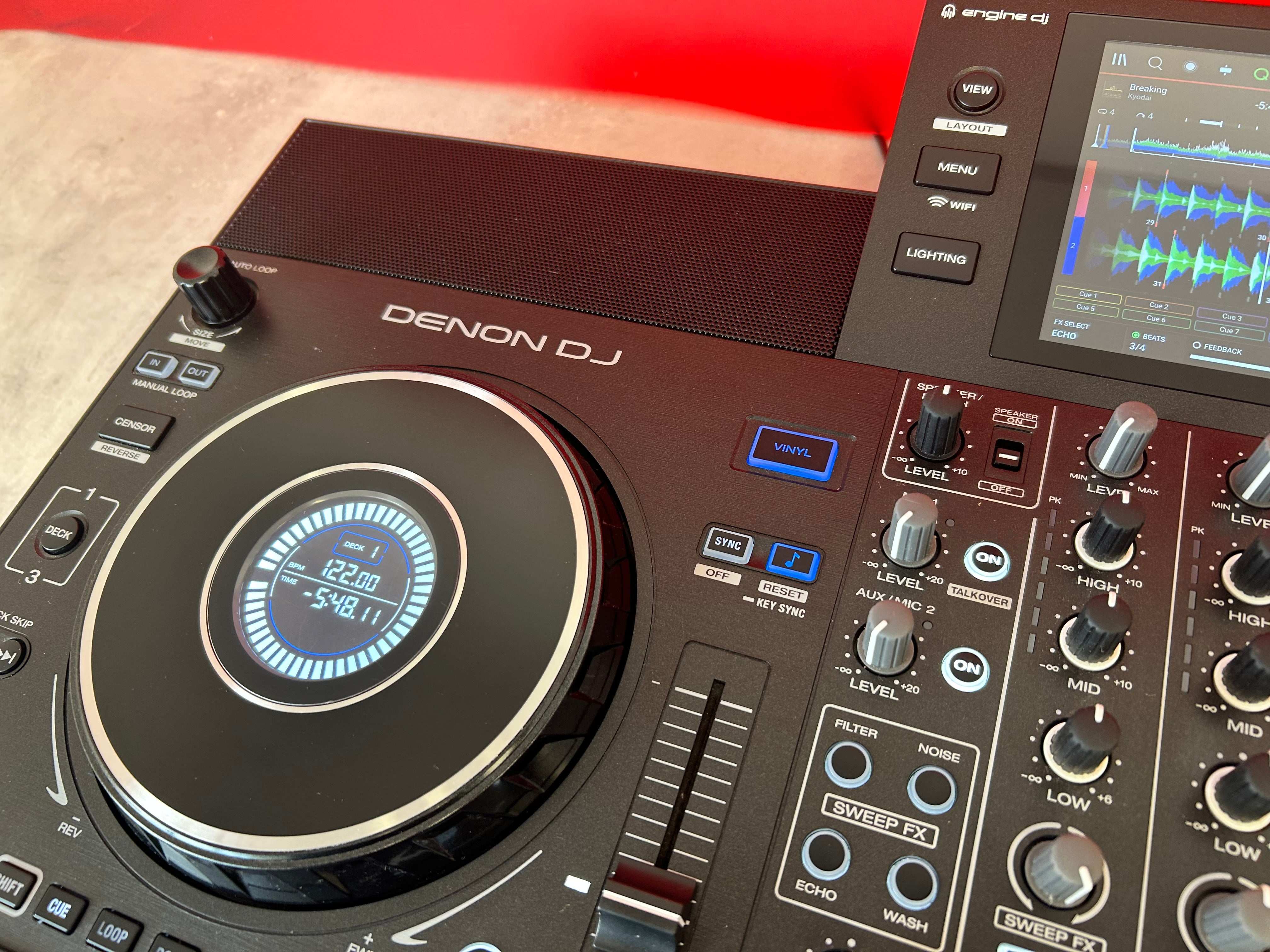 Denon DJ SC LIVE 4 - 4 Deck Standalone DJ Controller - Pre Owned