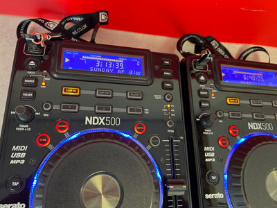 Numark NDX500 USB/CD Media Player Pair - Pre Owned