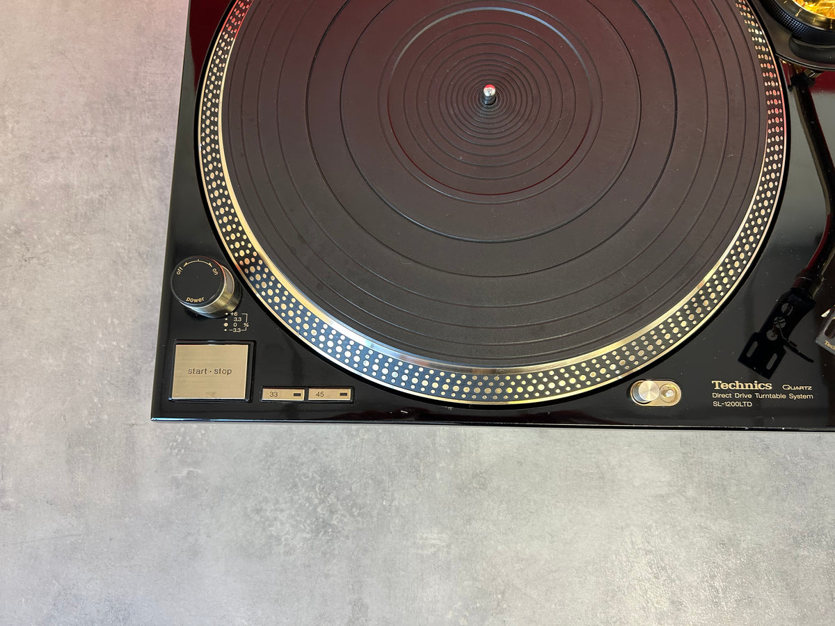 Technics SL-1200LTD Gold Limited Edition Direct Drive Turntable Pair - Pre Owned