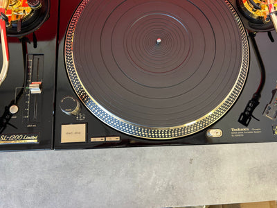Technics SL-1200LTD Gold Limited Edition Direct Drive Turntable Pair - Pre Owned