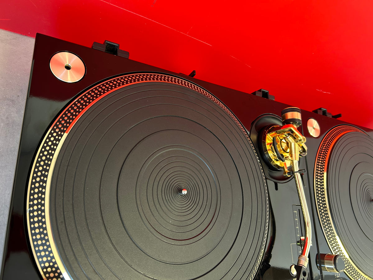 Technics SL-1200LTD Gold Limited Edition Direct Drive Turntable Pair - Pre Owned