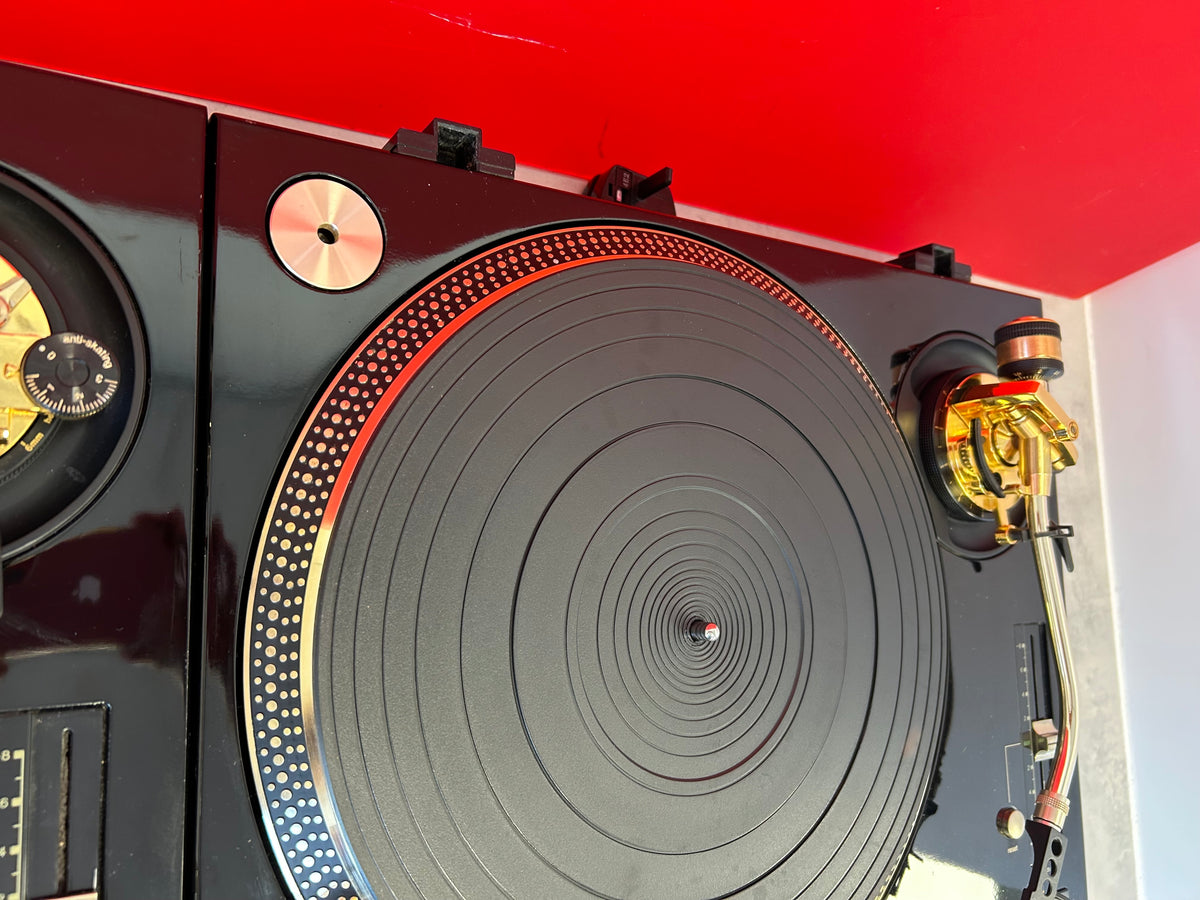 Technics SL-1200LTD Gold Limited Edition Direct Drive Turntable Pair - Pre Owned