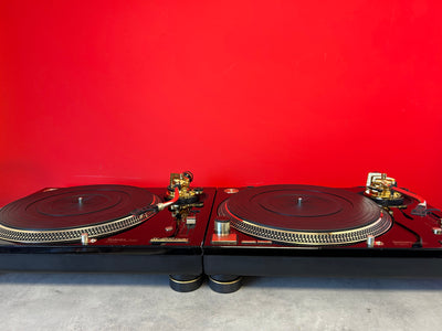 Technics SL-1200LTD Gold Limited Edition Direct Drive Turntable Pair - Pre Owned