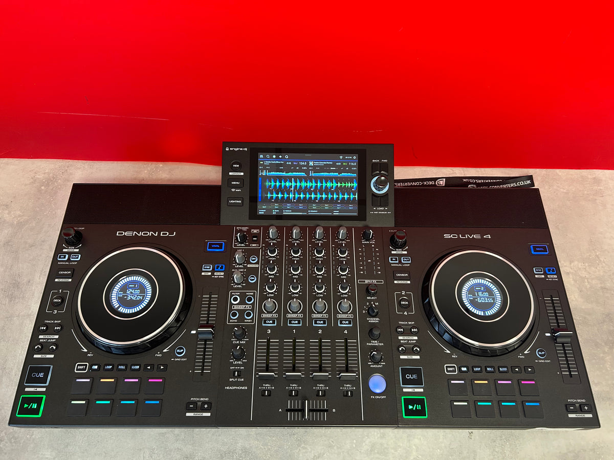 Denon DJ SC LIVE 4 - 4 Deck Standalone DJ Controller - Pre Owned