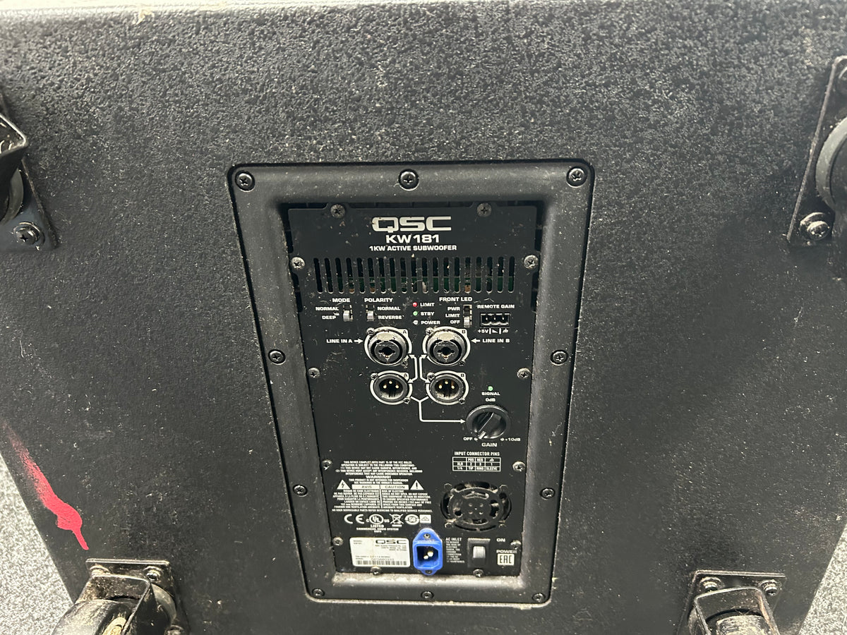 QSC KW181 Subwoofer - Pre Owned