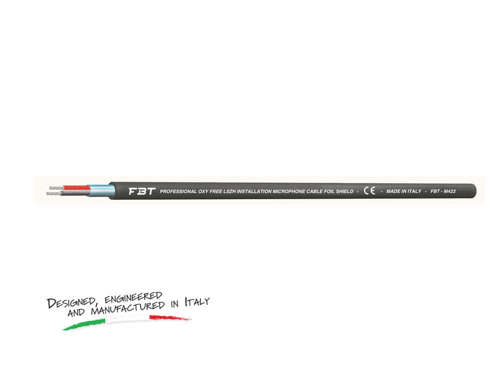 FBT Audio Professional Microphone Cable - 100m Reel