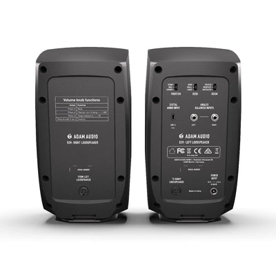 Adam Audio D3V Active Desktop Monitors - Black - Deck Converters