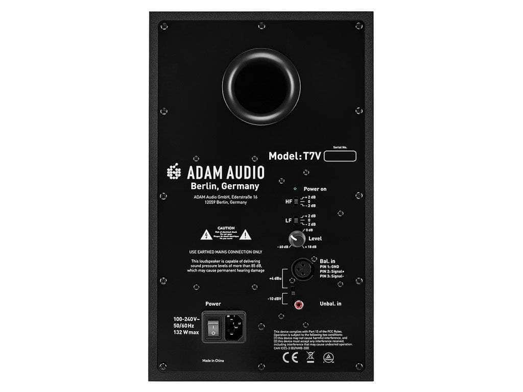 Adam Audio T7V Nearfield Studio Monitor - Deck Converters