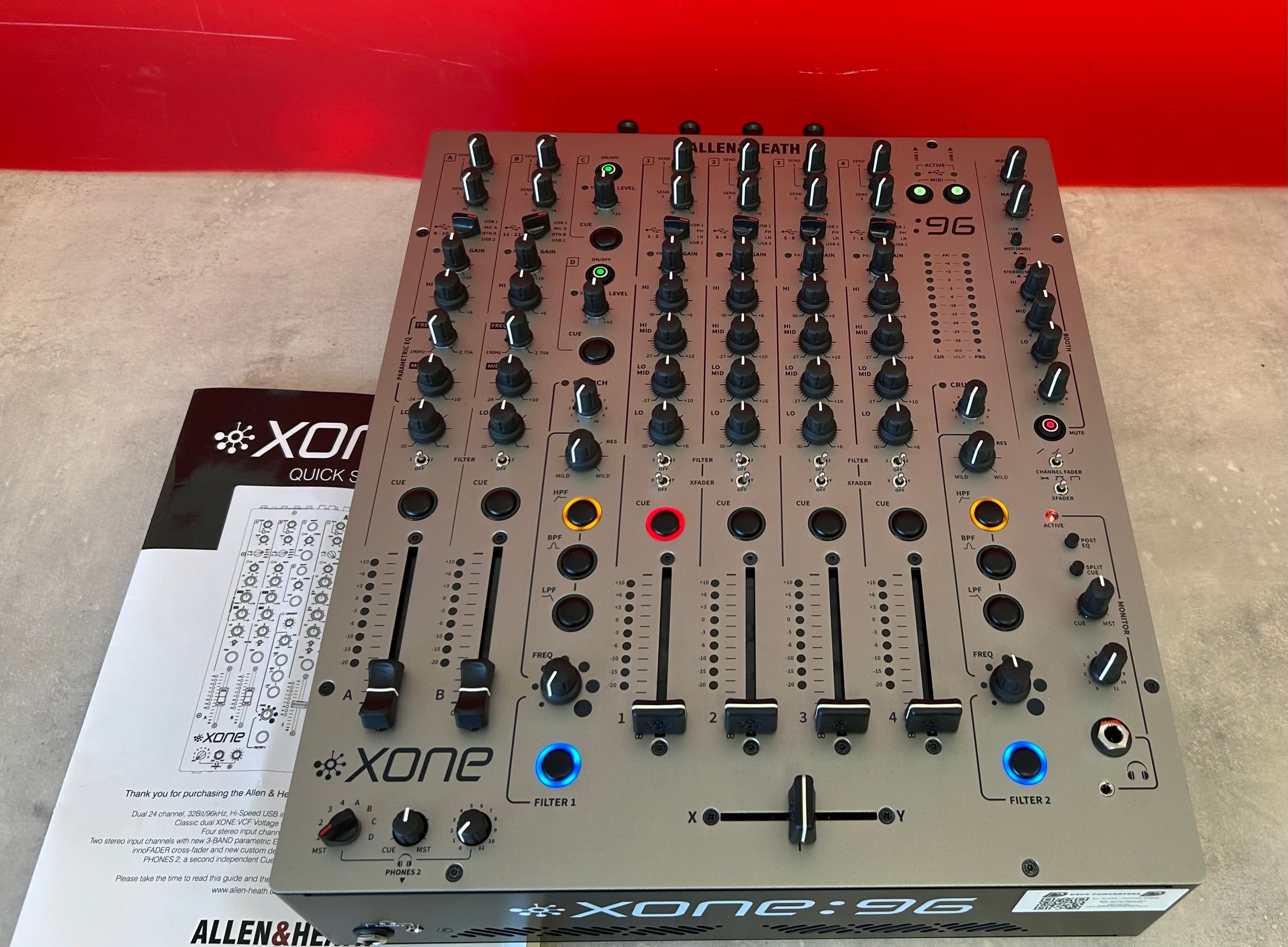 Allen & Heath Xone 96 DJ Mixer - Pre Owned - Deck Converters