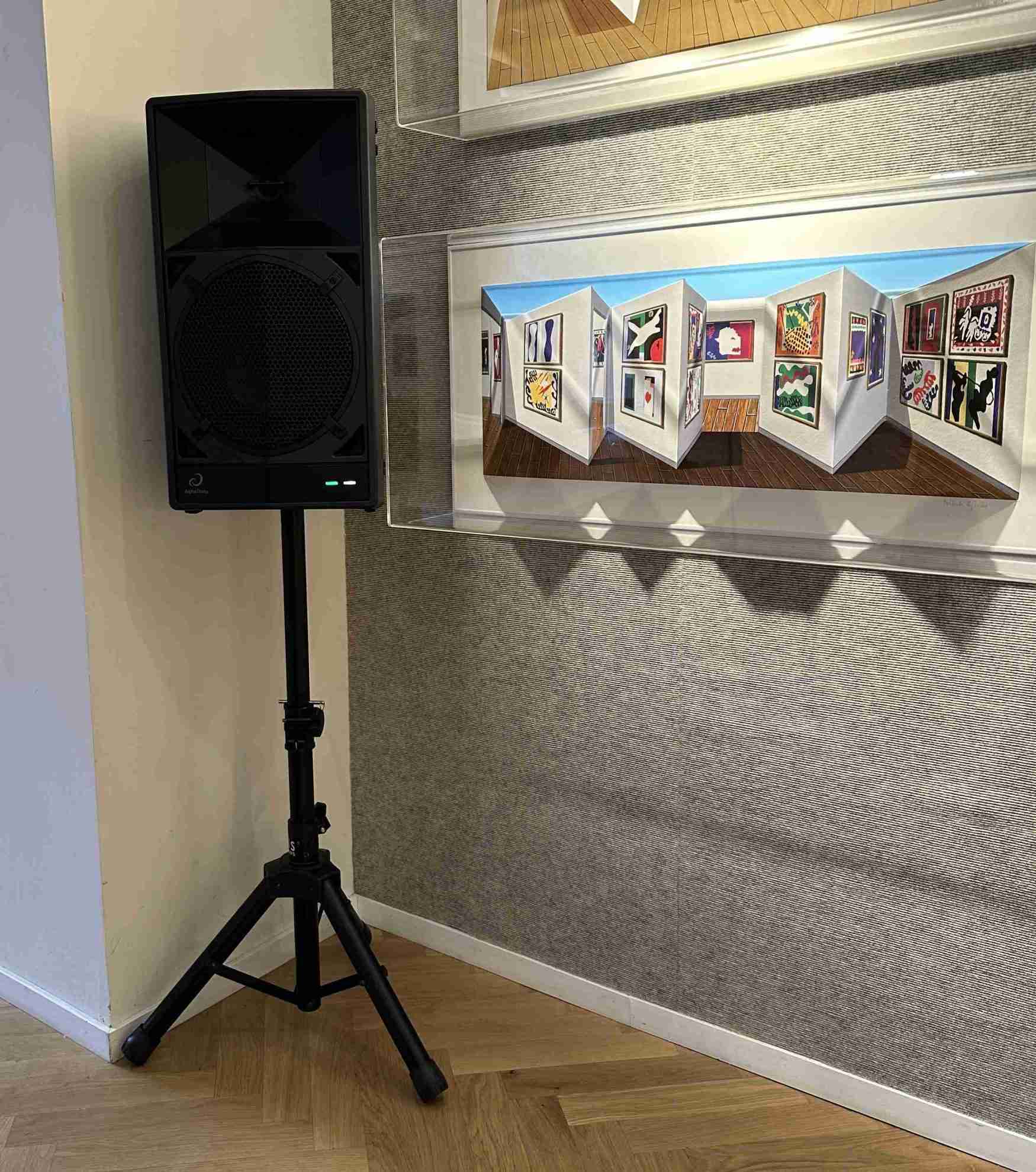 Alpha Theta WAVE EIGHT 8" Battery Powered Loudspeaker + SonicLink - Deck Converters