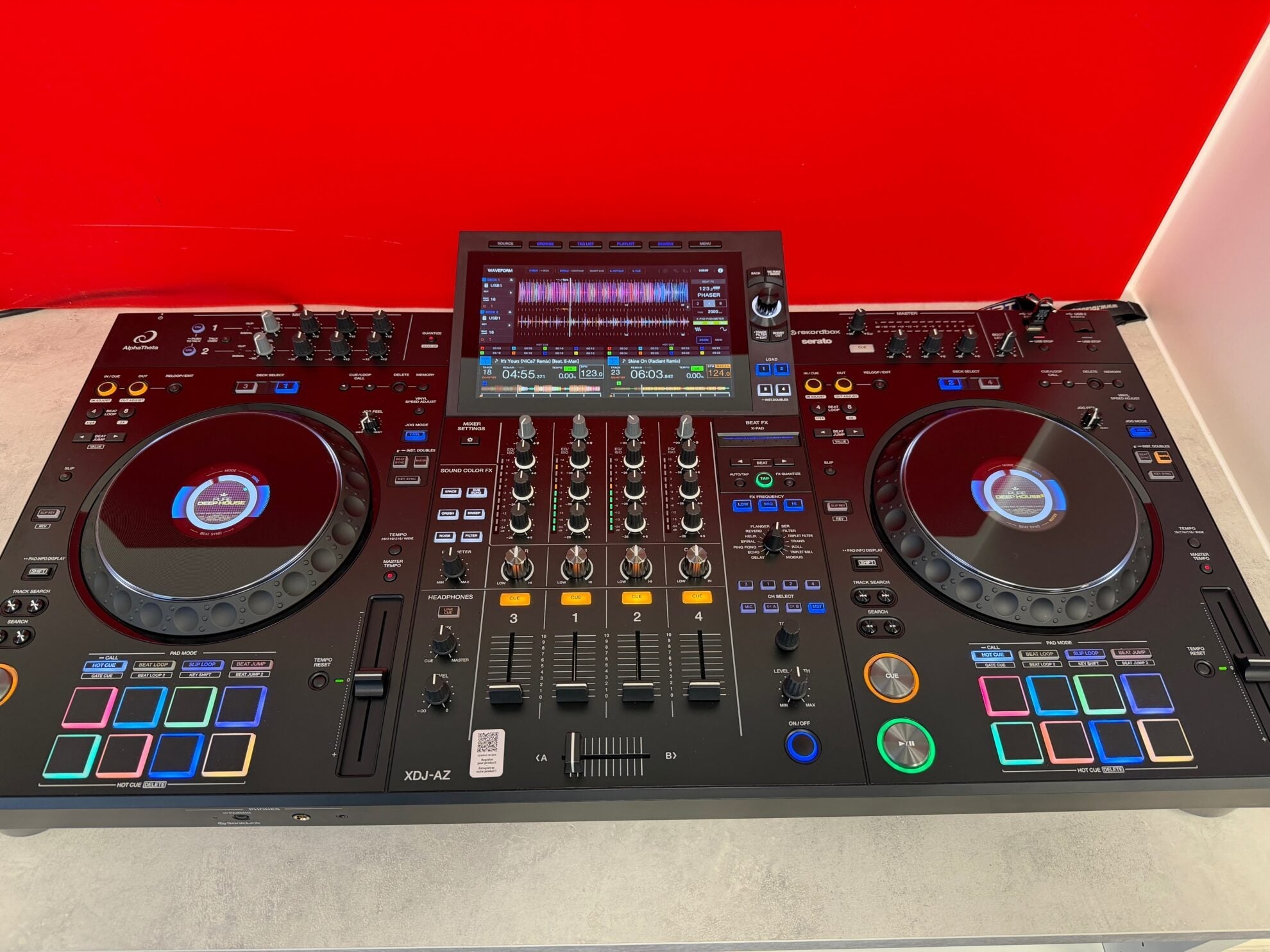 Alpha Theta XDJ AZ 4ch DJ All In One DJ Controller - B Stock - Deck Converters