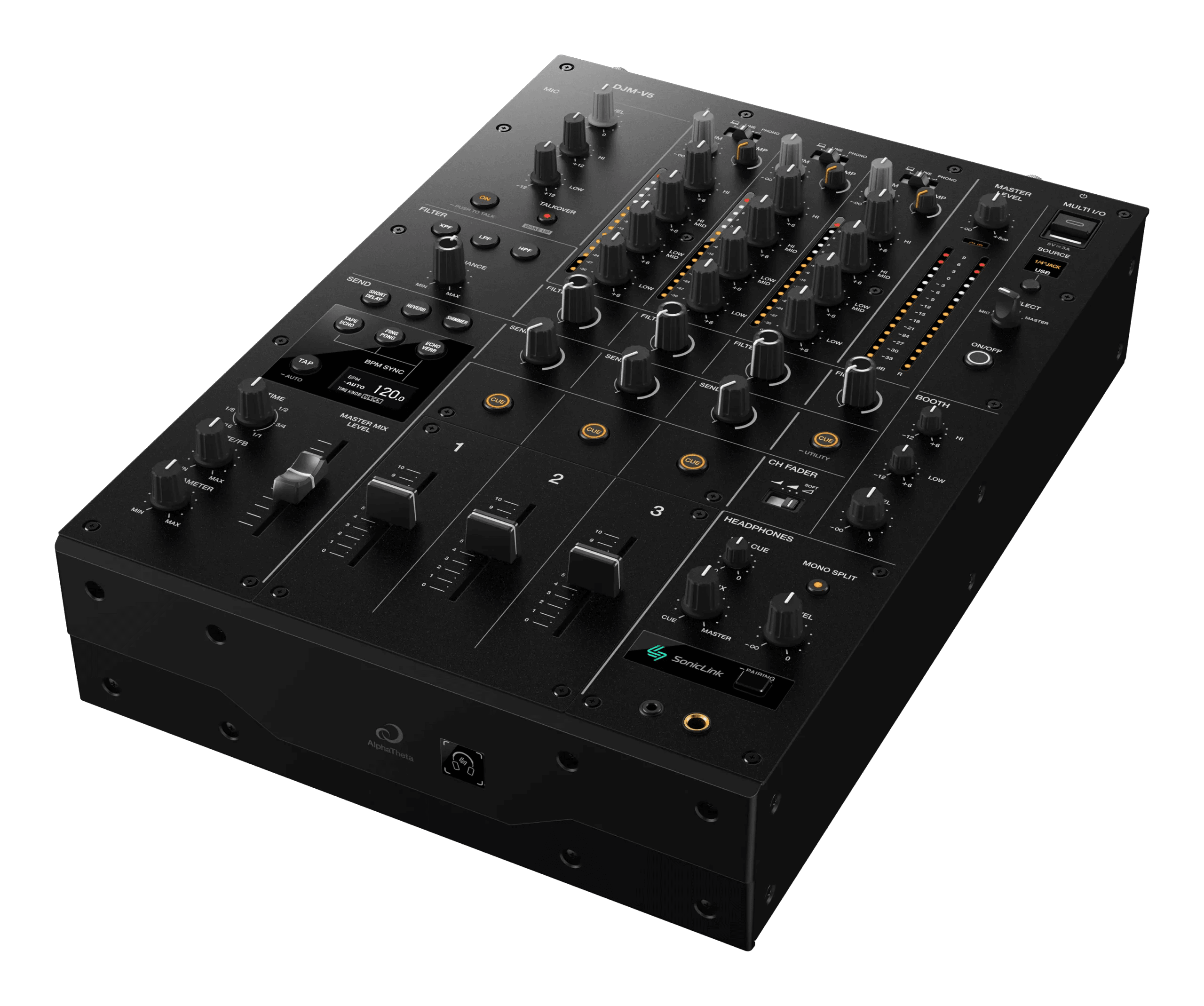 AlphaTheta CDJ - 3000X + DJM - V5 Mixer Bundle – Professional Club DJ System - Deck Converters