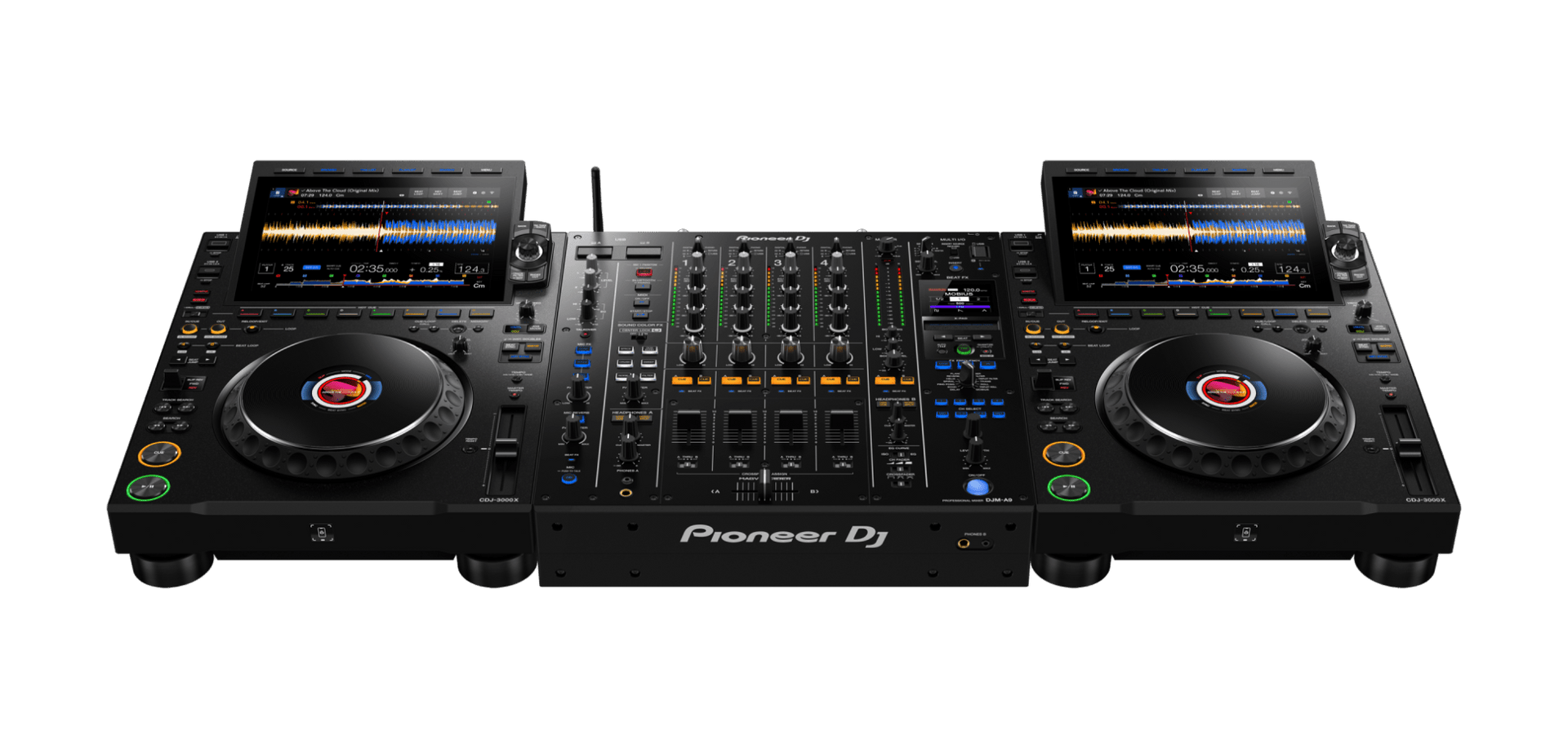 AlphaTheta CDJ-3000X + Pioneer DJ DJM-A9 Bundle – Deck Converters