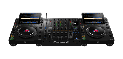 AlphaTheta CDJ - 3000X + Pioneer DJ DJM - A9 Bundle - Deck Converters