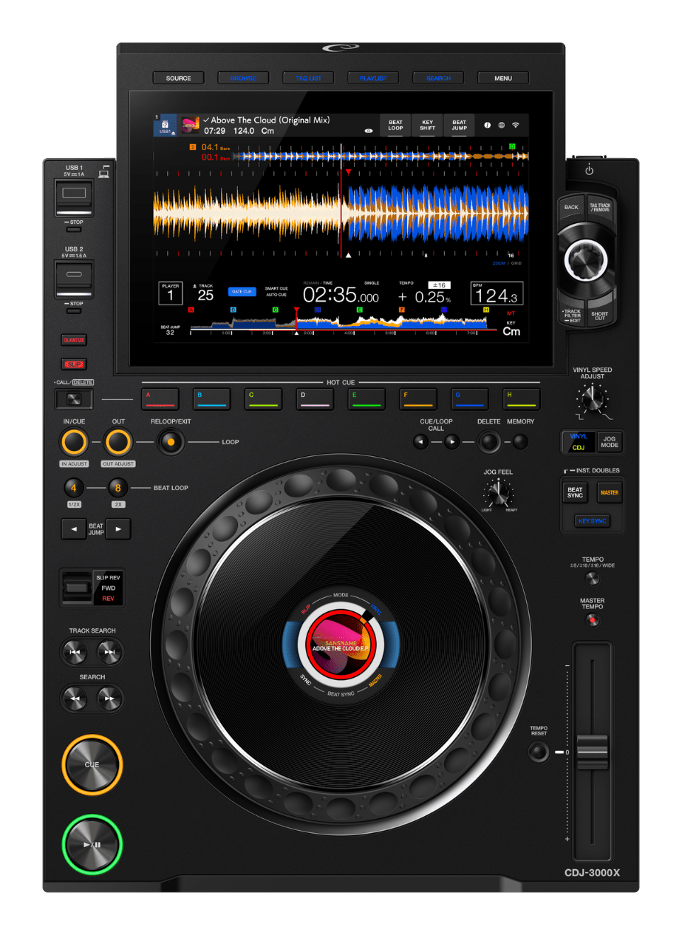 AlphaTheta CDJ-3000X Professional DJ Player B-Stock Open Box - Deck Converters