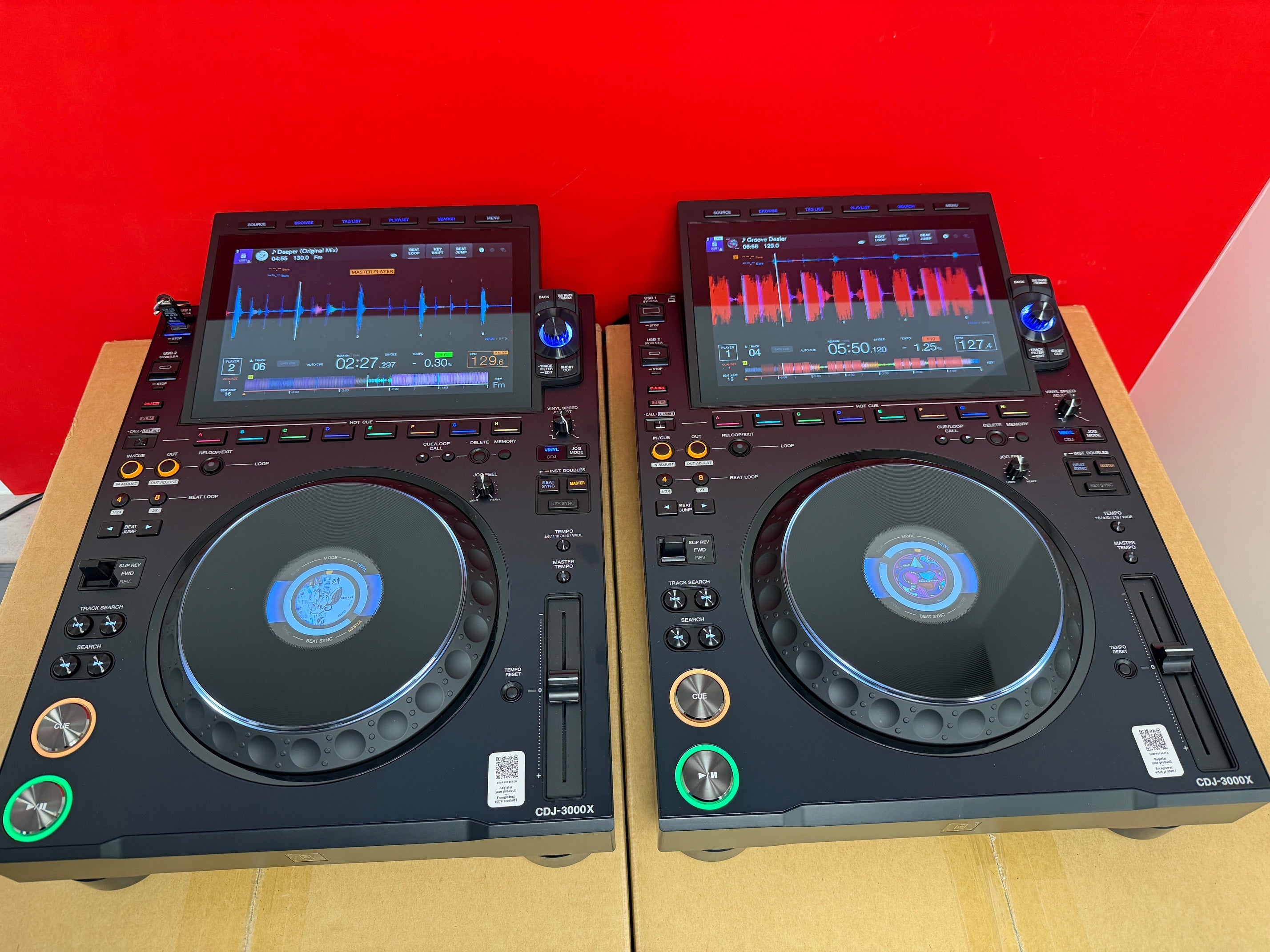 AlphaTheta CDJ-3000X Professional DJ Player B-Stock Open Box - Deck Converters