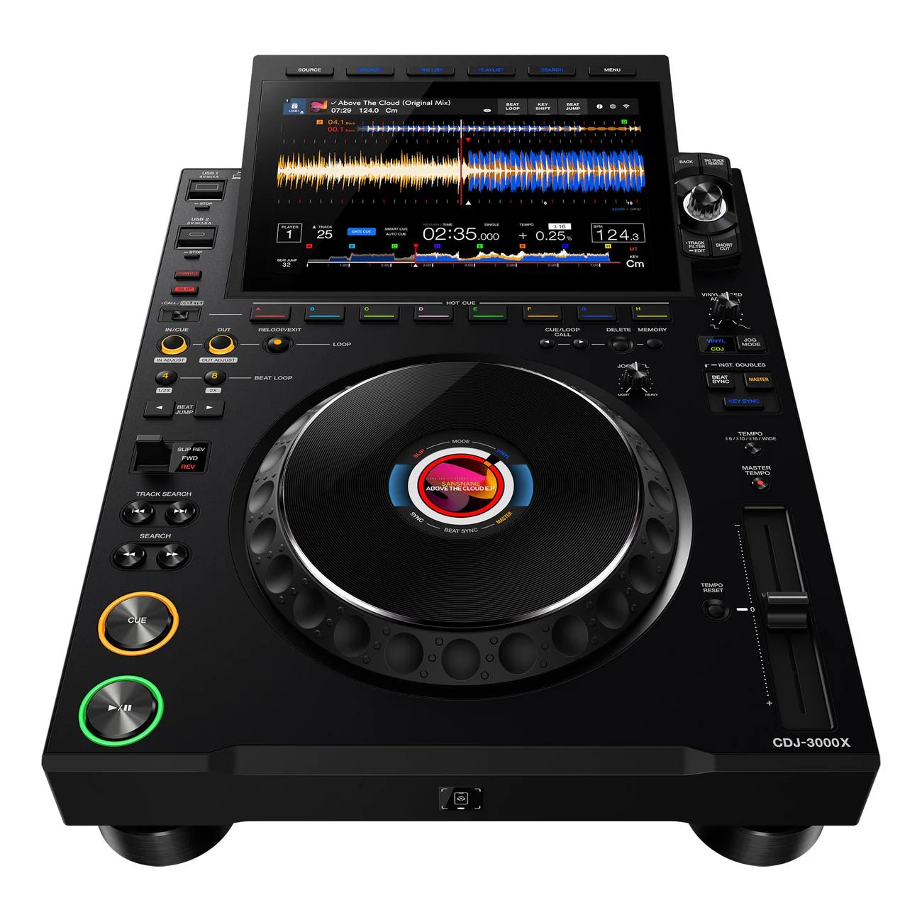 AlphaTheta CDJ3000X Professional DJ Multi Player - Pair - Deck Converters