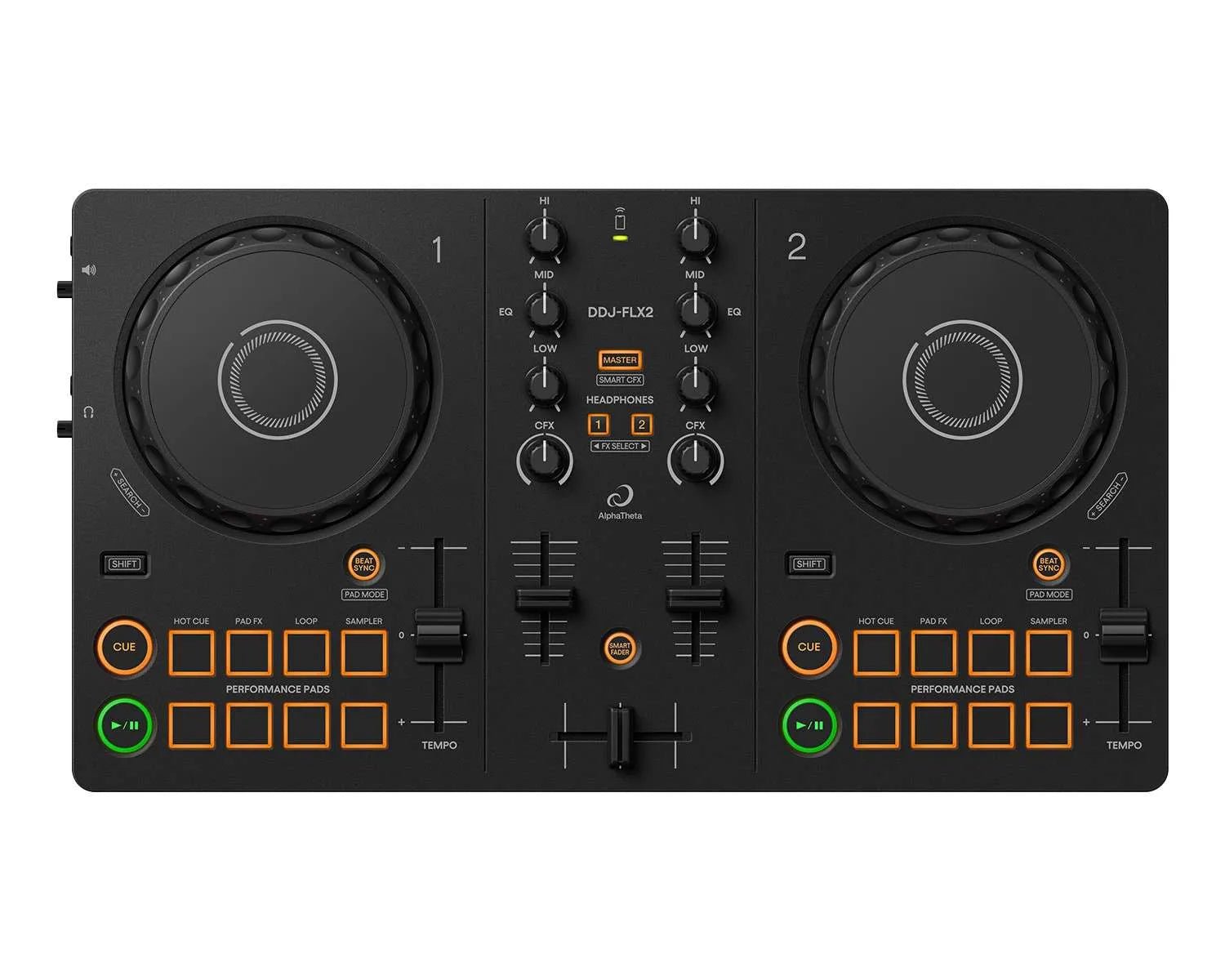AlphaTheta DDJ - FLX2 2 Channel DJ rekordbox Controller - Deck Converters