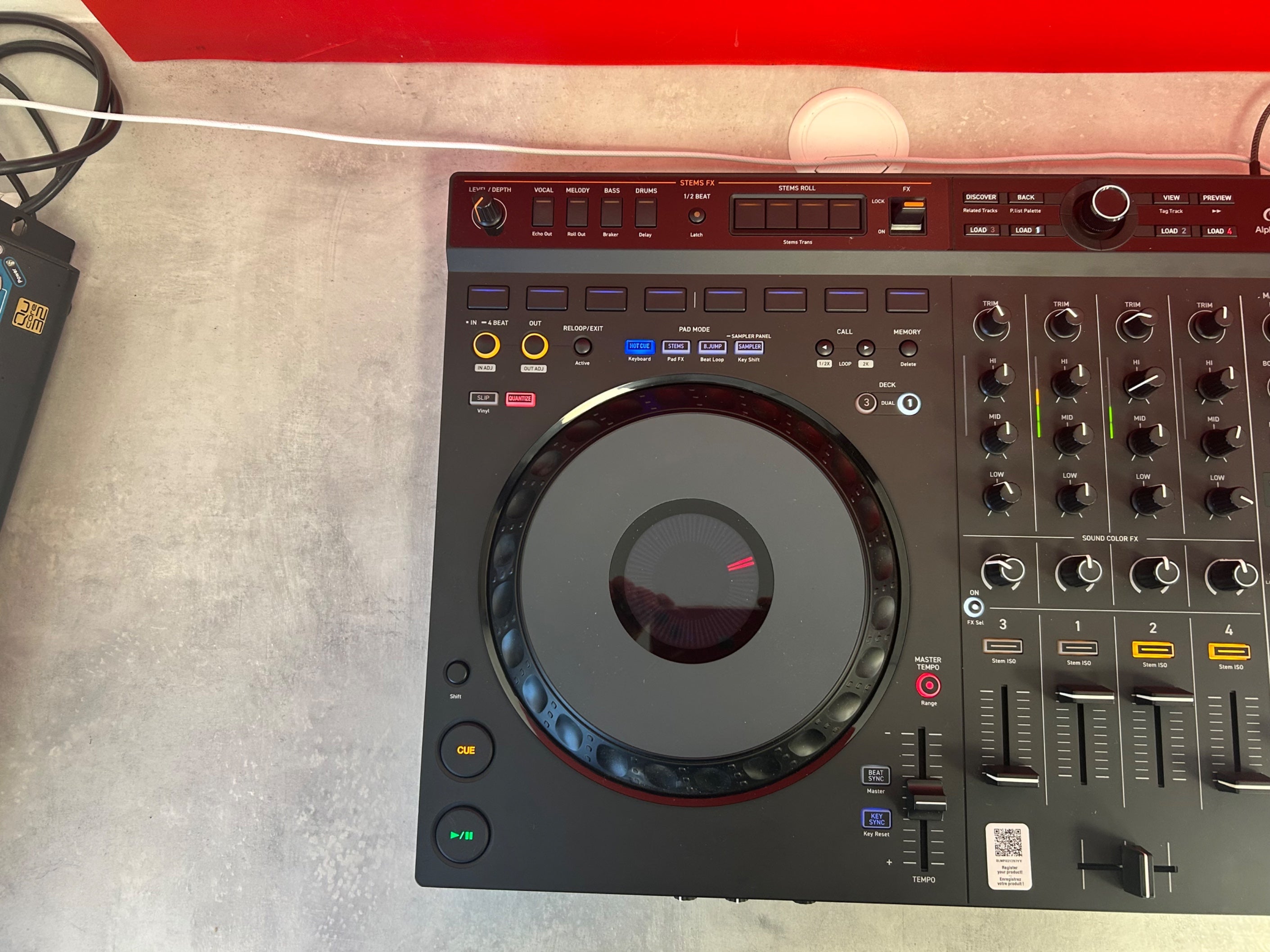 AlphaTheta DDJ - GRV6 DJ Controller - B Stock - Deck Converters