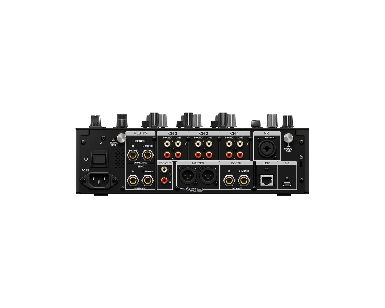 AlphaTheta DJM V5 3 Channel Professional DJ Mixer - Deck Converters