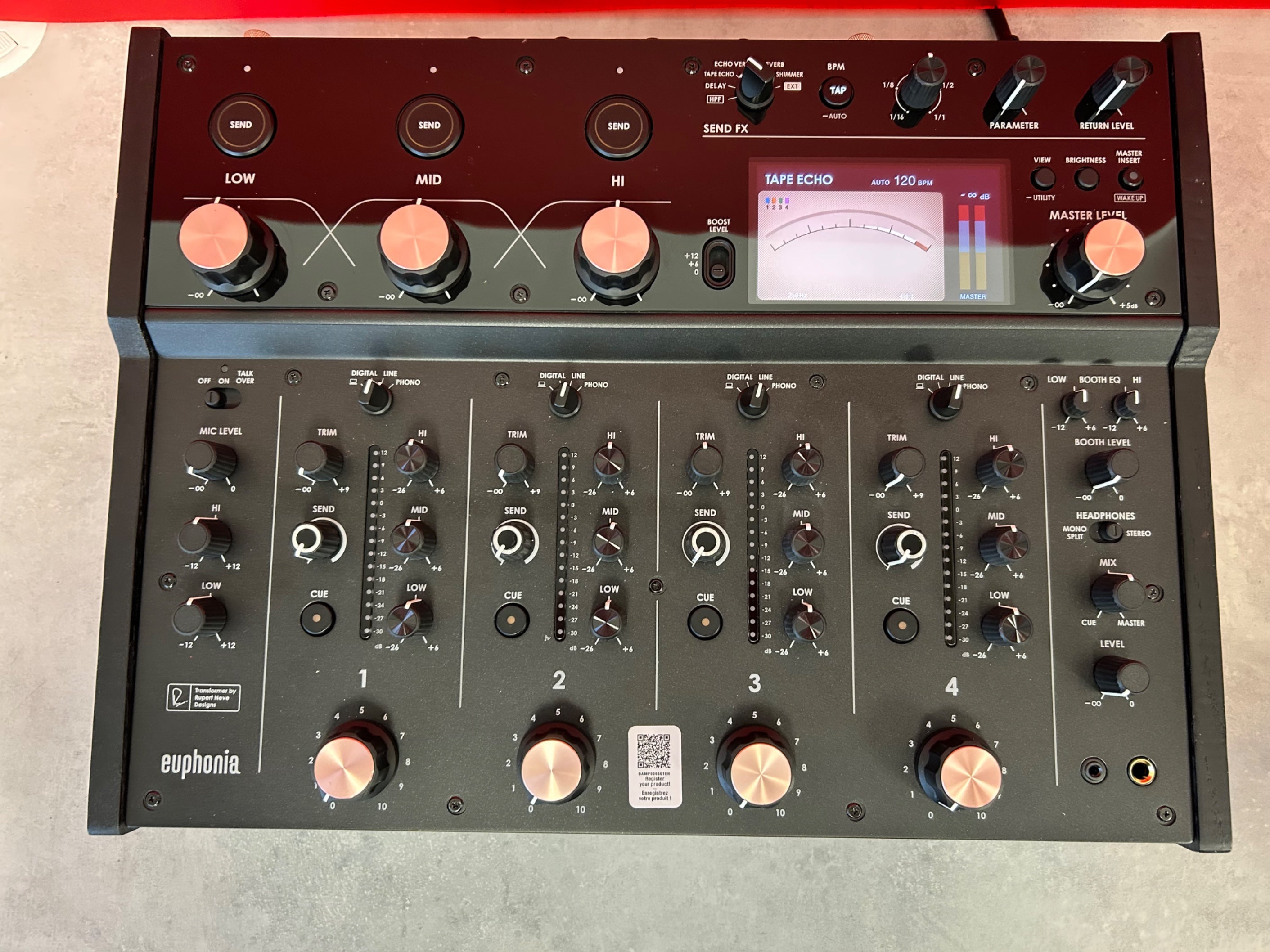 AlphaTheta Euphonia Rotary DJ Mixer - Pre Owned - Deck Converters