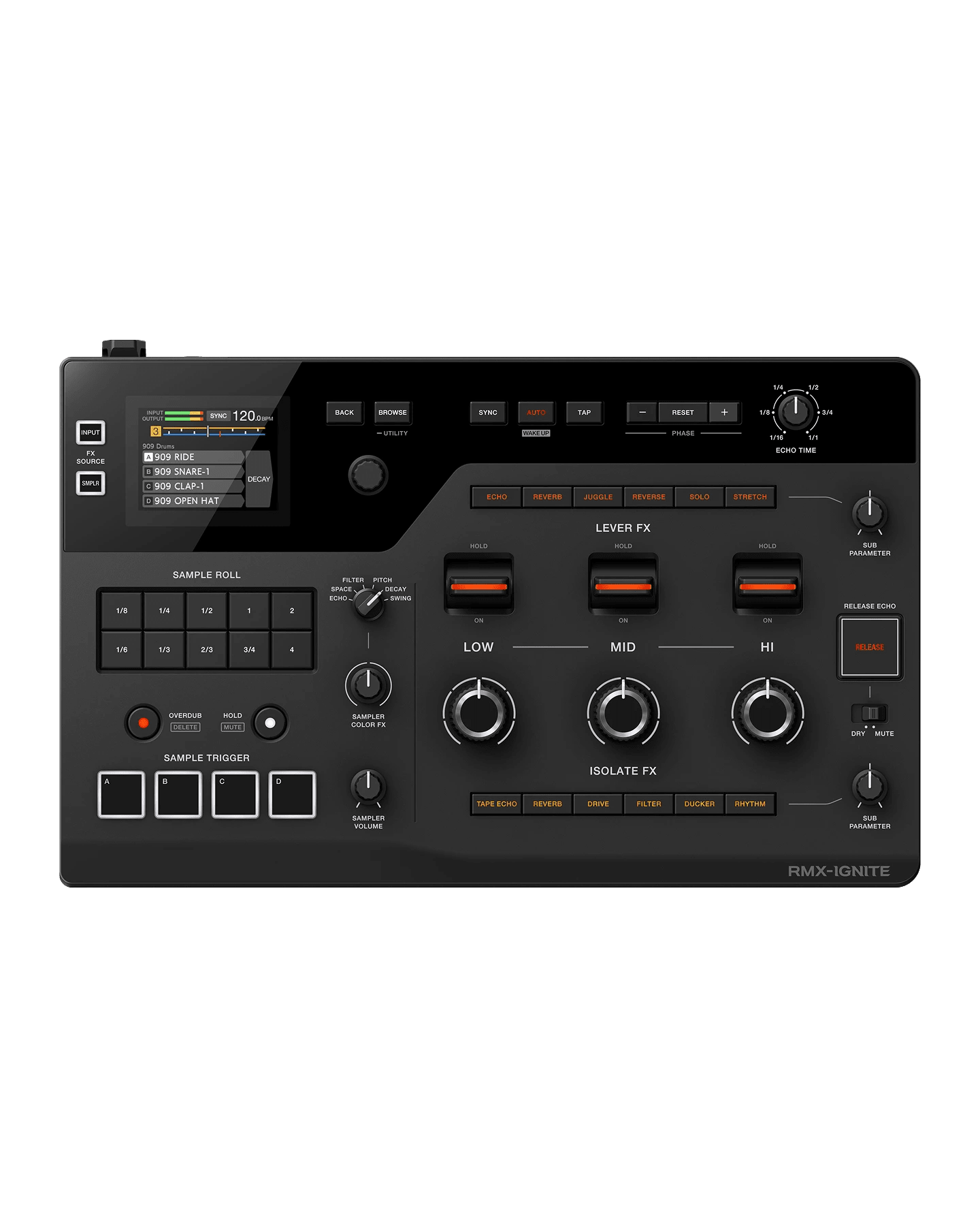 AlphaTheta RMX - IGNITE Effects Unit & Performance Sampler - Deck Converters