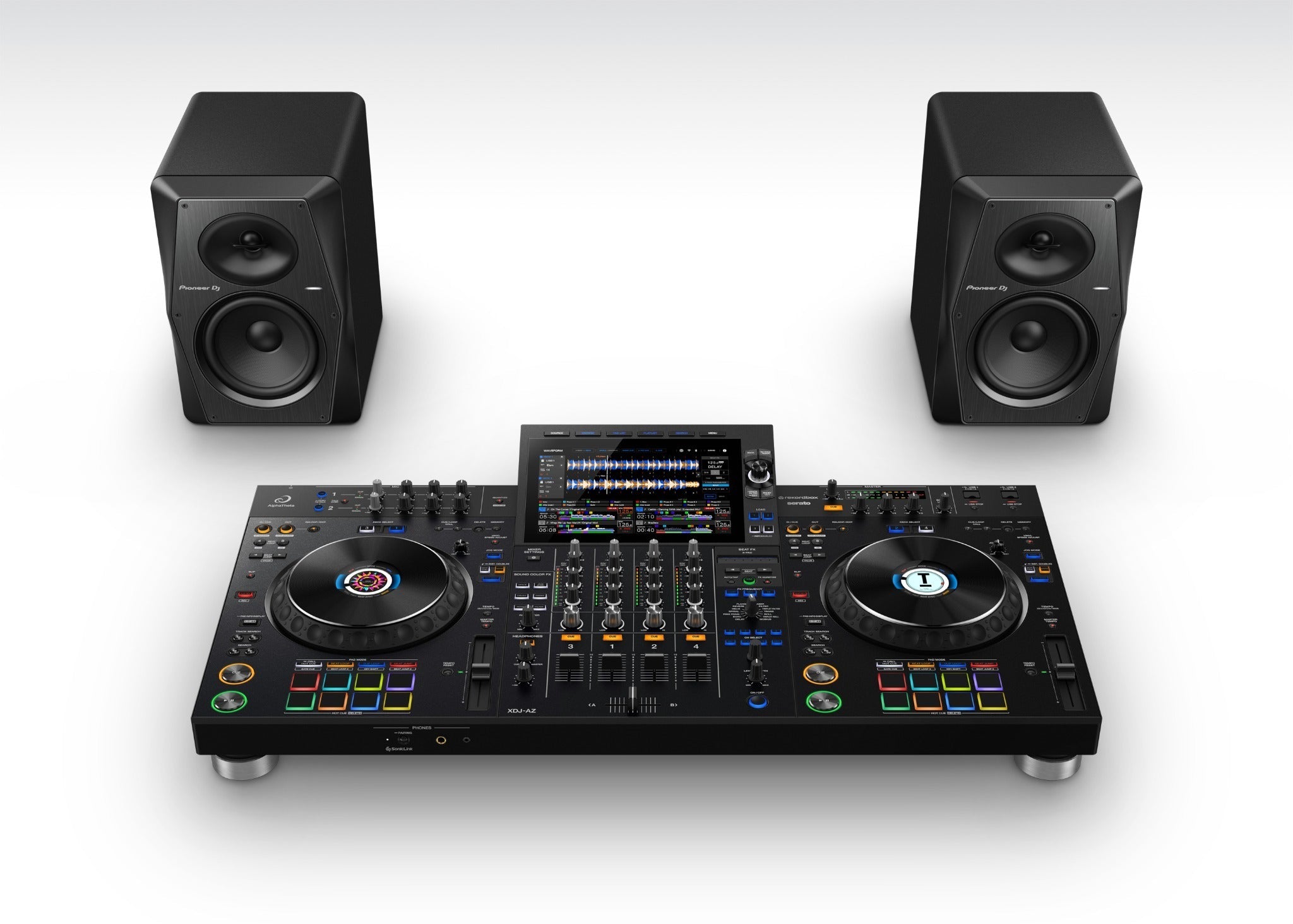 AlphaTheta XDJ-AZ 4ch All-In-One DJ Controller - Deck Converters