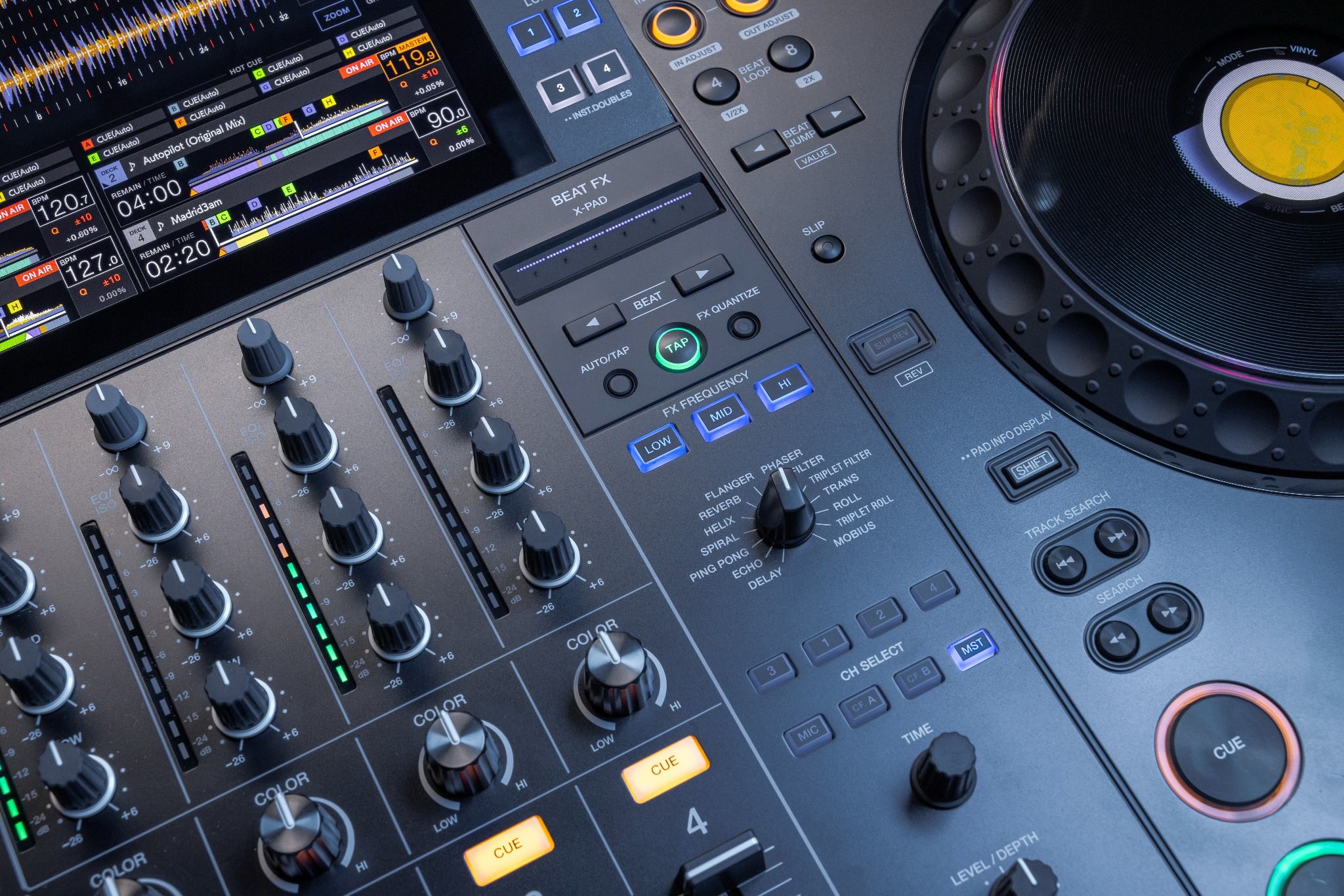 AlphaTheta XDJ-AZ 4ch All-In-One DJ Controller - Deck Converters