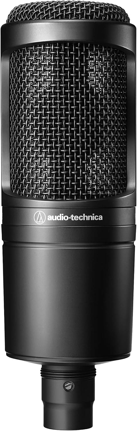 Audio Technica AT2020 Side - Address Cardioid Studio Condenser Microphone - Deck Converters