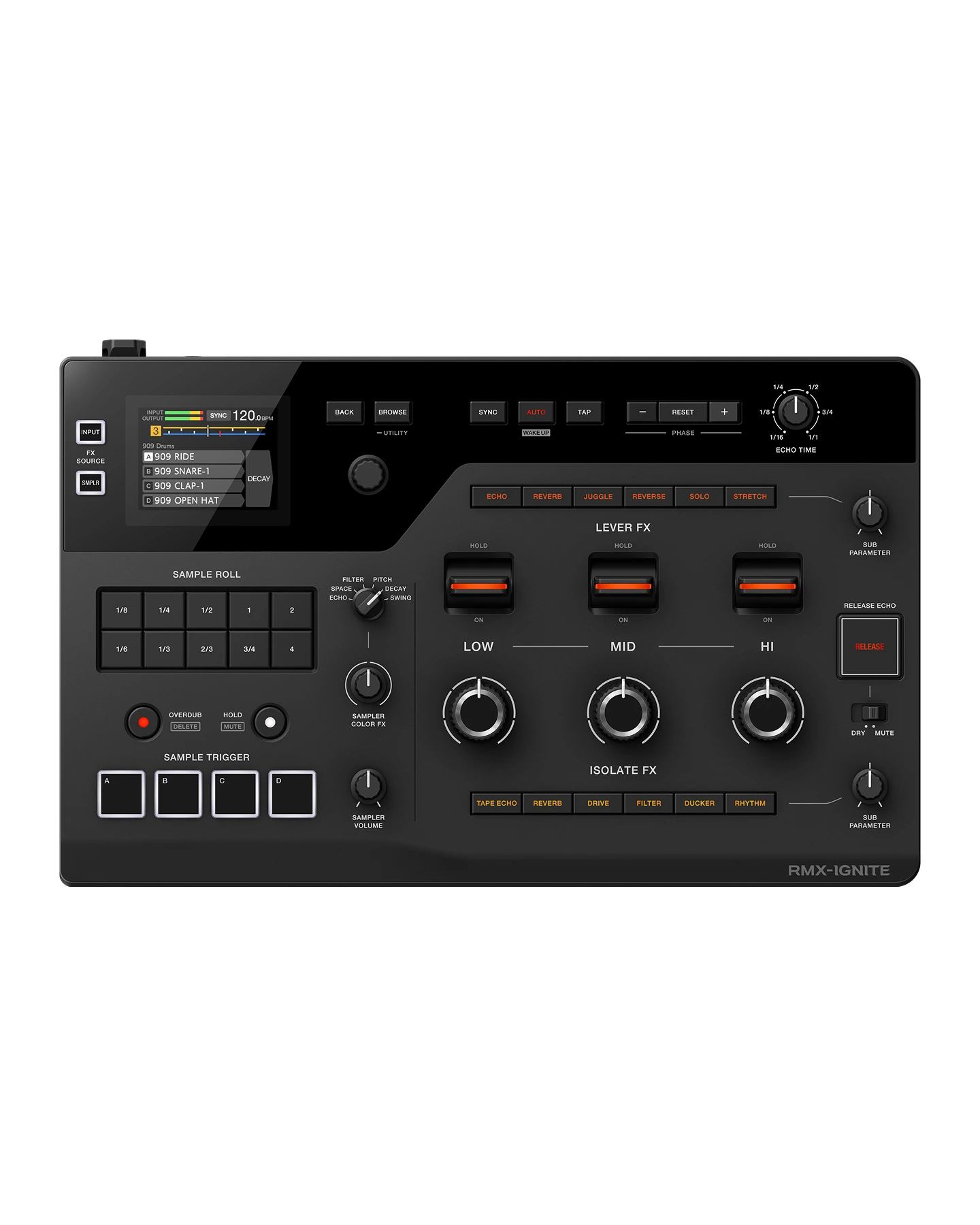 AlphaTheta RMX-IGNITE Effects Unit & Performance Sampler