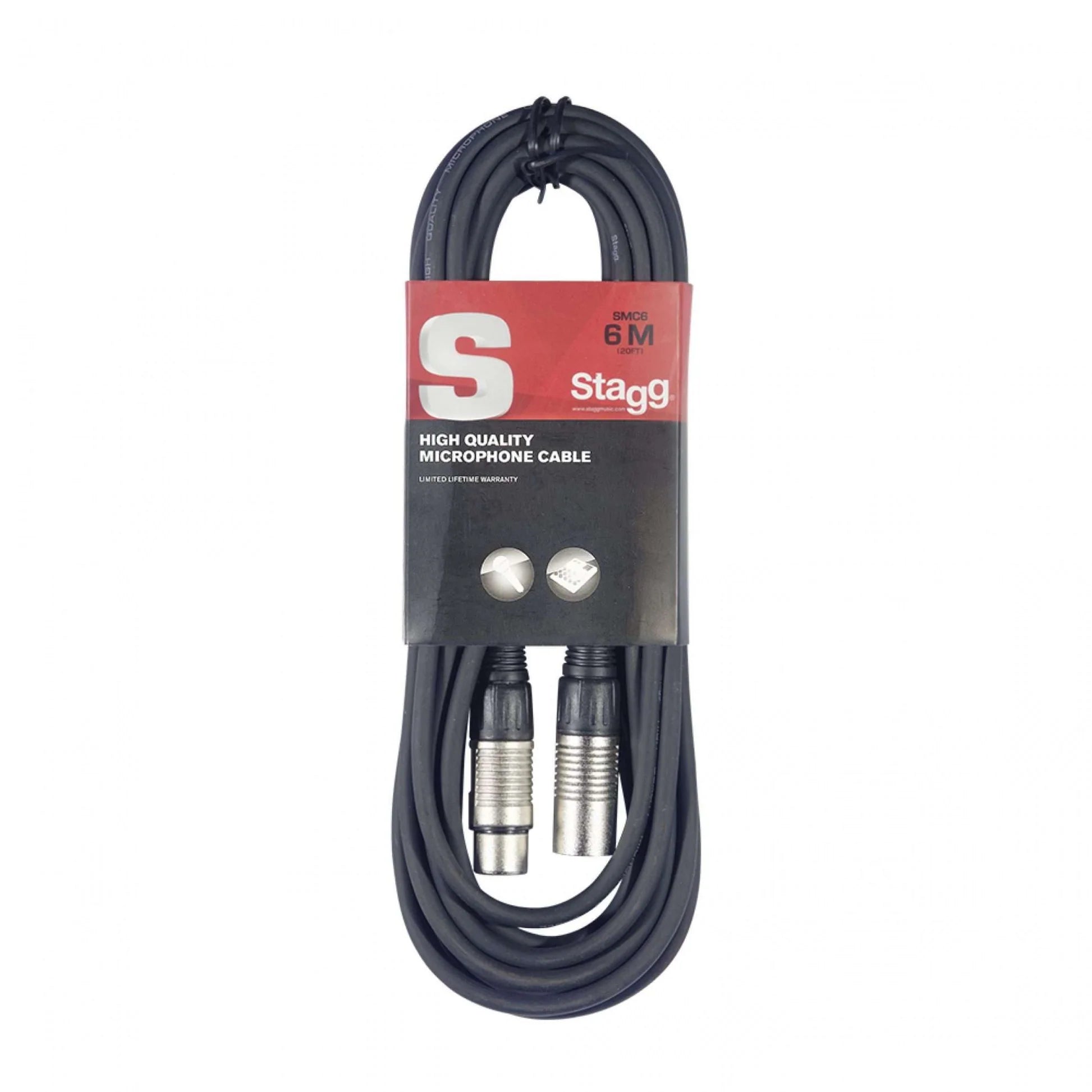Stagg SMD6 MIDI Cable DIN to DIN Male 6M Metal Connectors