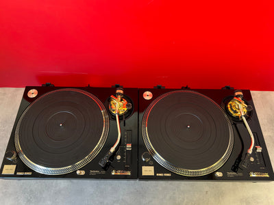Technics SL-1200LTD Gold Limited Edition Direct Drive Turntable Pair - Pre Owned