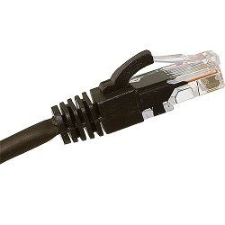 CAT6 UTP RJ45 Patch Lead - Black, 1m - Deck Converters